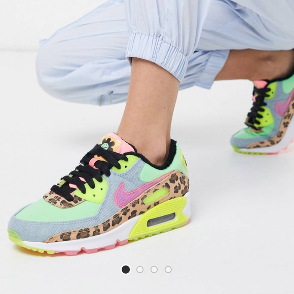 Nike Shoes - Nike Air Max 90 Animal Neon